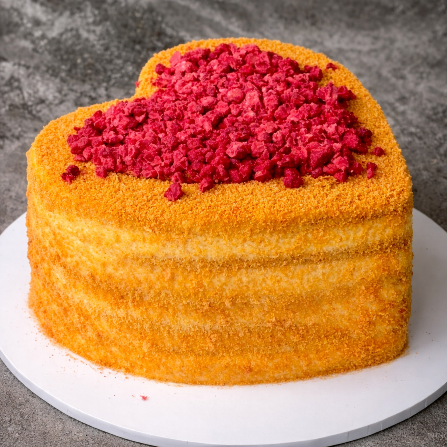 Sweet Heart Honey Cake (Medovik)