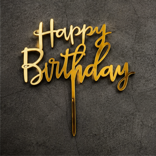 Happy Birthday Cake Topper