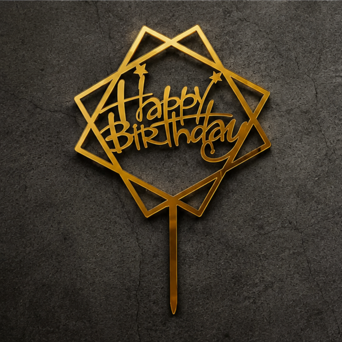 Happy Birthday Cake Topper