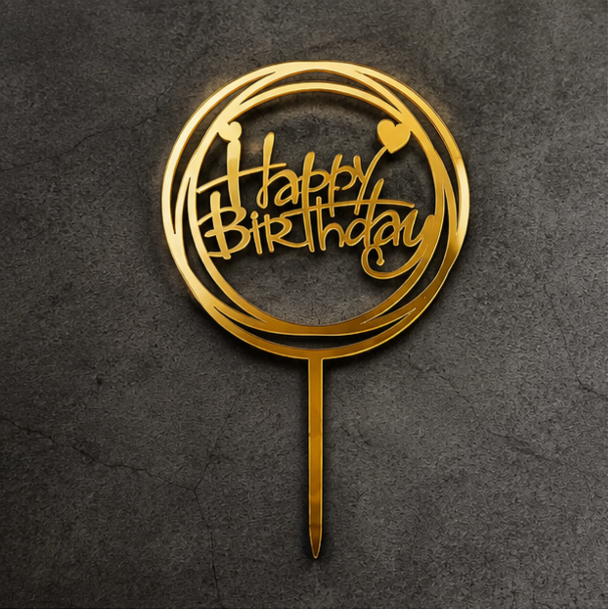 Happy Birthday Cake Topper