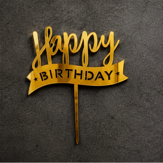 Happy Birthday Cake Topper